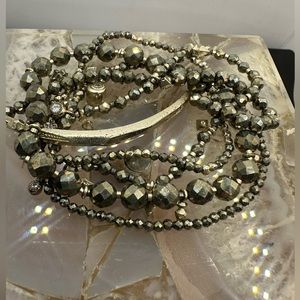 Kendra Scott Supak Bracelet Set in Pyrite